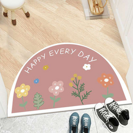 KOREA ME พรมเช็ดเท้านำเข้า กันลื่น ลาย Happy Every day - KOREA ME, อุปกรณ์ตกแต่งภายในบ้าน