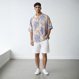 KORU เสื้อฮาวาย สีขาว รุ่น สวัสดีสงกรานต์ Free size - KORU, สินค้าใหม่แฟชั่น