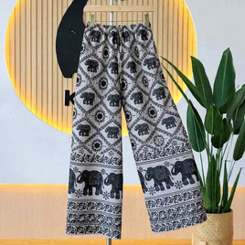 KORU กางเกงลายช้าง VIP ทรงขาหลวม - KORU, 7Online