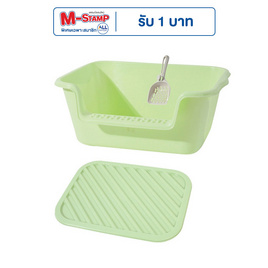 KUMA กระบะทรายจัมโบ้ แถม แผ่นดักทราย+ที่ตัก - KUMA, ห้องน้ำและผ้าอ้อมสัตว์