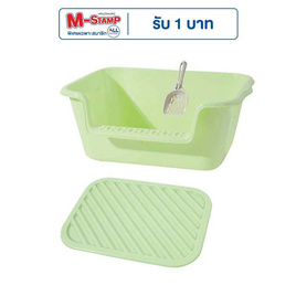 KUMA กระบะทรายจัมโบ้ แถม แผ่นดักทราย+ที่ตัก - KUMA, ห้องน้ำและผ้าอ้อมสัตว์