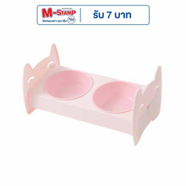 KUMA ชามคู่ขอบสูง ที่กั้นแมวน้อย - KUMA, สินค้าสัตว์เลี้ยง