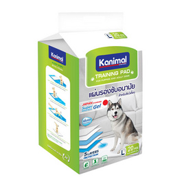 Kanimal Pad แผ่นรองฉี่สุนัข แผ่นรองซับ Size L ขนาด 60x90 ซม. 20 แผ่น / แพ็ก - Kanimal, สัตว์เลี้ยง