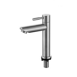 Karat Faucet ก๊อกเดี่ยวอ่างล้างหน้า (ไม่มีป๊อบอัพ)(สแตนเลส 304) รุ่น KF-79-100A-63 - Karat Faucet, ก๊อก ฝักบัว สายฉีดชำระ