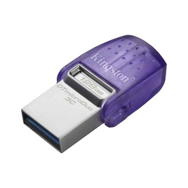 Kingston แฟลชไดร์ฟ Dual USB-A + USB-C DataTraveler microDuo 3C 128GB - Kingston, แฟลชไดร์ฟ