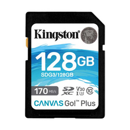 Kingston SD Card Canvas Go Plus 128 GB - Kingston, อุปกรณ์เสริมกล้องอื่นๆ