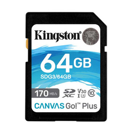 Kingston SD Card Canvas Go Plus 64 GB - Kingston, เมมโมรี่การ์ด