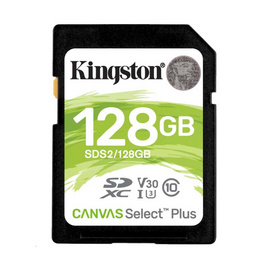 Kingston SD Card Canvas Select Plus SDS2 128 GB - Kingston, เมมโมรี่การ์ด