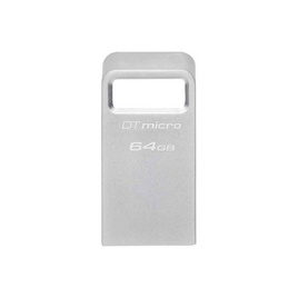 Kingston แฟลชไดร์ฟ USB 3.2 Gen 1 DataTraveler Micro 64GB - Kingston, อุปกรณ์เก็บข้อมูล