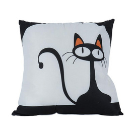 Kireo หมอนอิง Black Cat Model PIW-101 White - Kireo, หมอนอิงและเบาะรองนั่ง
