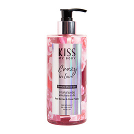 Kiss My Body เจลอาบน้ำ Perfume Shower Gel Crazy In Love 380 มล. - Kiss My Body, สบู่เหลว