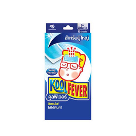 Kool Fever เจลลดไข้สำหรับผู้ใหญ่ ซอง 2 ชิ้น (1 กล่อง 3 ซอง) - Kool Fever, ผลิตภัณฑ์สำหรับผู้สูงอายุ