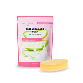 LADY WHITE by BD สบู่ล้างหน้า Aloe Vera Aura Soap 65 กรัม - LADY WHITE by BD, ผลิตภัณฑ์ดูแลผิวหน้า