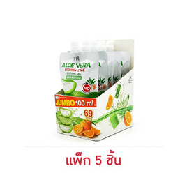 LALIO ซูทติ้งเจล  ALOE VERA VITAMIN C AND E SOOTHING GEL 100มล.(แพ็ก 5ชิ้น) - Lalio, Lalio