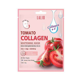 LALIO แผ่นมาส์กหน้า TOMATO COLLAGEN WHITENING MASK 23 ก. (10 ซอง) - Lalio, Lalio