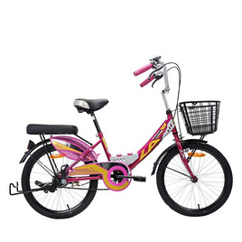 LA Bicycle จักรยานแม่บ้าน ล้อเหล็ก 20 นิ้ว  สีชมพู - LA Bicycle, จักรยานและอุปกรณ์เสริม