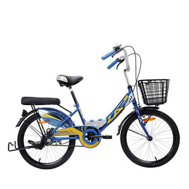 LA Bicycle จักรยานแม่บ้าน ล้อเหล็ก 20 นิ้ว สีน้ำเงินเข้ม - LA Bicycle, กิจกรรมกลางแจ้ง