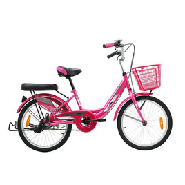 LA Bicycle จักรยานแม่บ้าน รุ่น DAWN CITY 1.0  20 นิ้ว สีชมพูเข้ม - LA Bicycle, บ้านและสวน