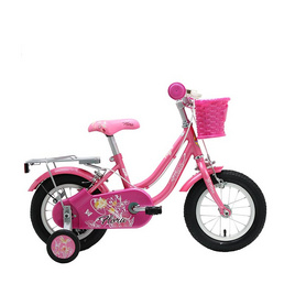 LA Bicycle จักรยานเด็ก รุ่น FLORA 12 นิ้ว  สีชมพู - LA Bicycle, จักรยานและอุปกรณ์เสริม