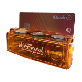 LEOMAX กล่องใส่เหรียญ รุ่นสไลด์ พร้อมที่หนีบบัตร รุ่น CH-1146 - LEOMAX, อุปกรณ์ตกแต่งรถยนต์