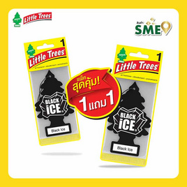 LITTLE TREES แผ่นหอมปรับอากาศ กลิ่นแบล็คไอซ์ - LITTLE TREES, เครื่องหอม