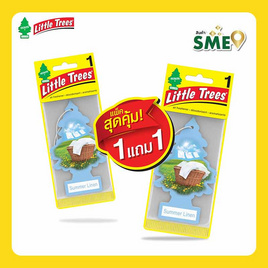 LITTLE TREES แผ่นหอมปรับอากาศ กลิ่นซัมเมอร์นิลิน - LITTLE TREES, อุปกรณ์ตกแต่งภายในบ้าน