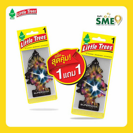 LITTLE TREES แผ่นหอมปรับอากาศ กลิ่นซุปเปอร์โนวา - LITTLE TREES, อุปกรณ์ตกแต่งภายในบ้าน