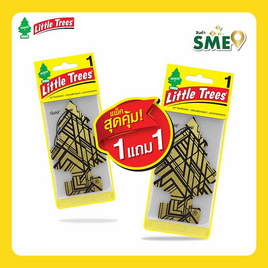 LITTLE TREES แผ่นหอมปรับอากาศ กลิ่นโกลด์ - LITTLE TREES, อุปกรณ์ตกแต่งภายในบ้าน