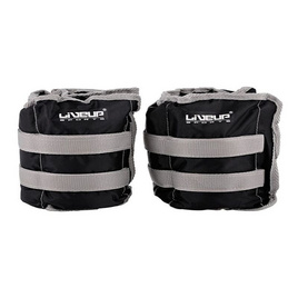 LIVEUP Sandbag ถุงทรายออกกำลังกาย ขนาด 3 กก. สีเทา-ดำ จำนวน 2 ชิ้น - Smartplayonly, อุปกรณ์ฟิตเนสและเครื่องออกกำลังกาย