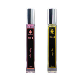 La Aime น้ำหอม ลาเอม  อาจารย์เมย์ by ajm Perfume 10มล. (แพ็คคู่) กลิ่น No.3 + No.10 - La Aime’ By AJM, ความงาม