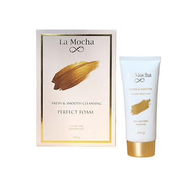 La Mocha คลีนซิ่งโฟม Fresh&Smooth Cleansing Perfect Foam 100 กรัม - La Mocha, ทำความสะอาดผิวหน้า