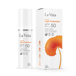 La Vitta ครีมกันแดด Centella High Protection SPF50 PA+++ UVA/UVB, Anti Pollution 30 กรัม - La Vitta, La Vitta