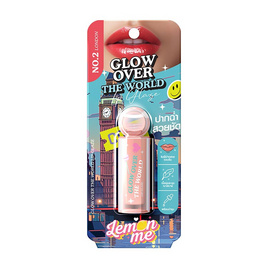 Lemon Me ลิปกลอส Glow Over The World Lip Glaze 3.8 กรัม - Lemon Me, เครื่องสำอาง