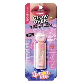 Lemon Me ลิปกลอส Glow Over The World Lip Glaze 3.8 กรัม - Lemon Me, เครื่องสำอาง