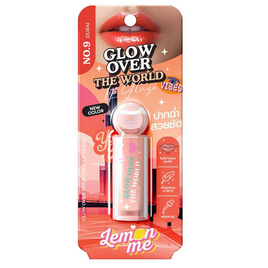 Lemon Me ลิปกลอส Glow Over The World Lip Glaze 3.8 กรัม - Lemon Me, เครื่องสำอาง