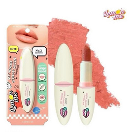 Lemon Me ลิปสติก My Mood Today Satin Lipstick 4 กรัม - Lemon Me, เครื่องสำอาง