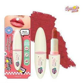 Lemon Me ลิปสติก My Mood Today Satin Lipstick 4 กรัม - Lemon Me, ลิปสติก
