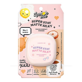 Lemon Me แป้งผสมรองพื้น Super Stay Matte Silky Touch Compact Powder 9 กรัม - Lemon Me, ผิวหน้า