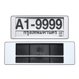 Leomax กรอบป้ายทะเบียนรถยนต์กันน้ำ ทรงยุโรป EURO-09 - Leomax, อุปกรณ์ตกแต่งรถยนต์