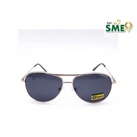 Leon แว่นกันแดด Polarized รุ่น SME+A070 ลีออง กรอบสีทอง เลนส์สีดำ - Leon, แว่นตา