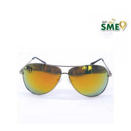 Leon แว่นกันแดด Polarized รุ่น SME+MPJ23R ลีออง กรอบสีเงิน เลนส์สีเหลือง - Leon, แว่นตากันแดดผู้หญิง