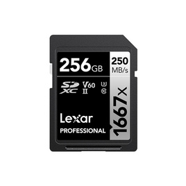 Lexar เมมโมรี่การ์ด Professional 1667x SDXC UHS-II U3 V30 256 GB - Lexar, Lexar