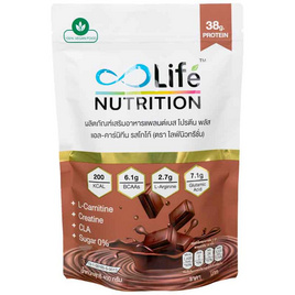 Life Nutrition แพลนต์เบส โปรตีน พลัส แอล-คาร์นิทีน รสโกโก้ บรรจุ 400 กรัม - Life Supplements, Life Supplements