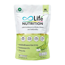 Life Nutrition พี โปรตีน ไอโซเลท 400 กรัม 1 ถุง - Life Supplements, อาหารเสริมการออกกำลังกาย