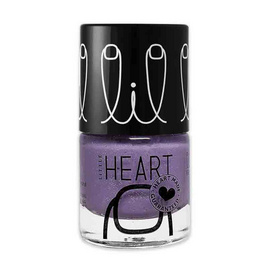 Little Heart ยาทาเล็บ สูตรน้ำแบบลอกได้ สีม่วงกลิทเทอร์ - Little Heart, ของใช้สำหรับเด็ก