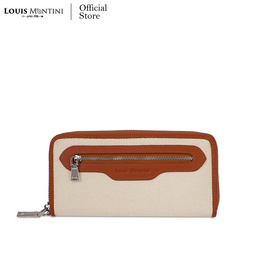 Louis Montini (Canvas D' automne) กระเป๋าสตางค์ผู้หญิง กระเป๋าคล้องมือ WL53-01 - Louis Montini, Louis Montini