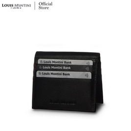 Louis Montini Cowhide Credit Card Holder กระเป๋าเก็บบัตร หนังวัวแท้ WK23 - Louis Montini, แฟชั่น