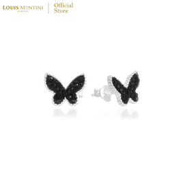 Louis Montini (Jewelry) ต่างหูเงินแท้ 92.5% รูปผีเสื้อ LJER112 - Louis Montini, เสื้อผ้าและเครื่องประดับ