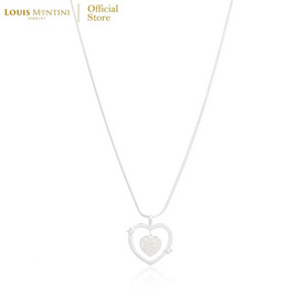 Louis Montini (Jewelry) สร้อยคอเงินแท้ 92.5% รูปหัวใจ LJNC12 - Louis Montini, 7Online