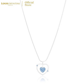 Louis Montini (Jewelry) สร้อยคอเงินแท้ 92.5% รูปหัวใจ LJNC12 - Louis Montini, สร้อยคอ และจี้